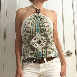 Almost Famous | boho print halter top